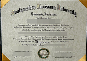 Southeastern Louisiana University diploma-1
