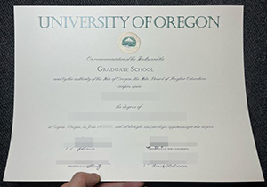 University of Oregon degree-1