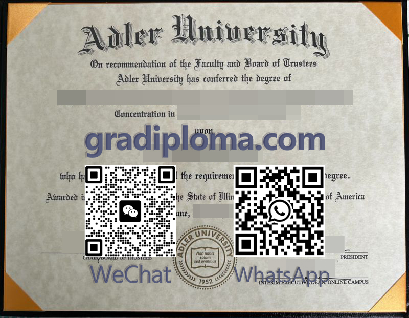 Adler University degree