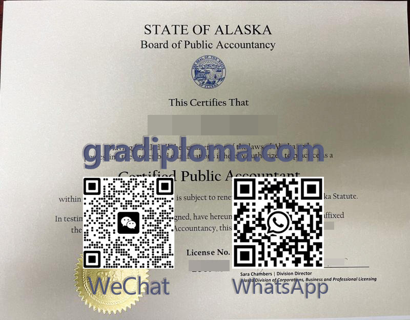 Alaska CPA certificate