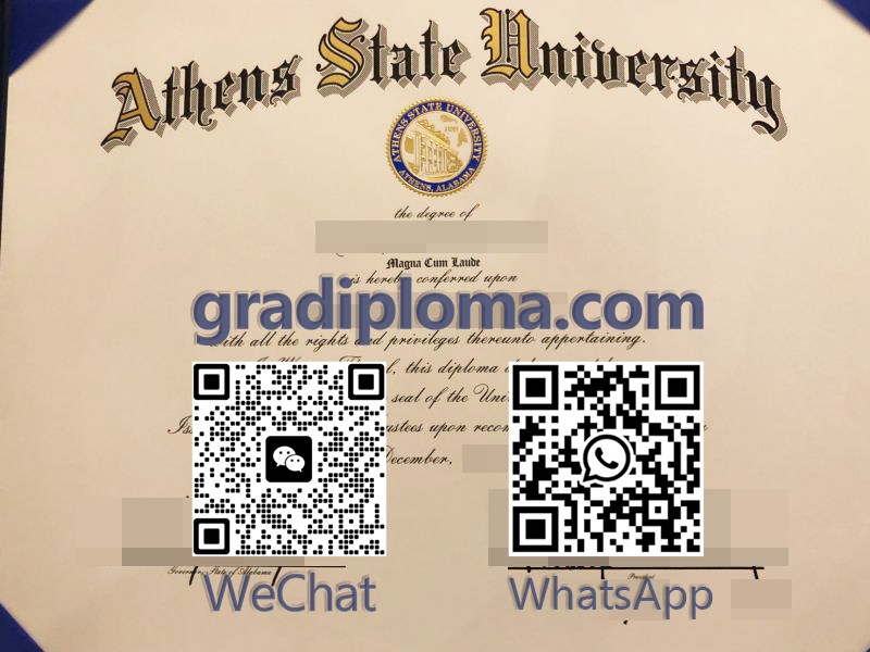 Athens State University degree