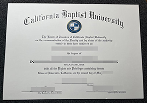 California Baptist University degree-1