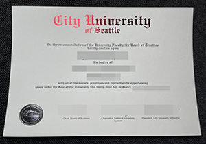 City University of Seattle degree-1