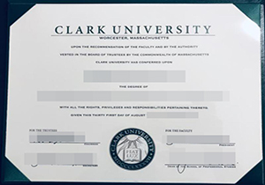 Clark University degree-1