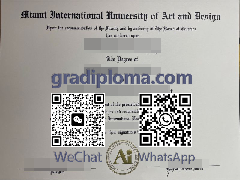 Miami International University of Art and Design degree