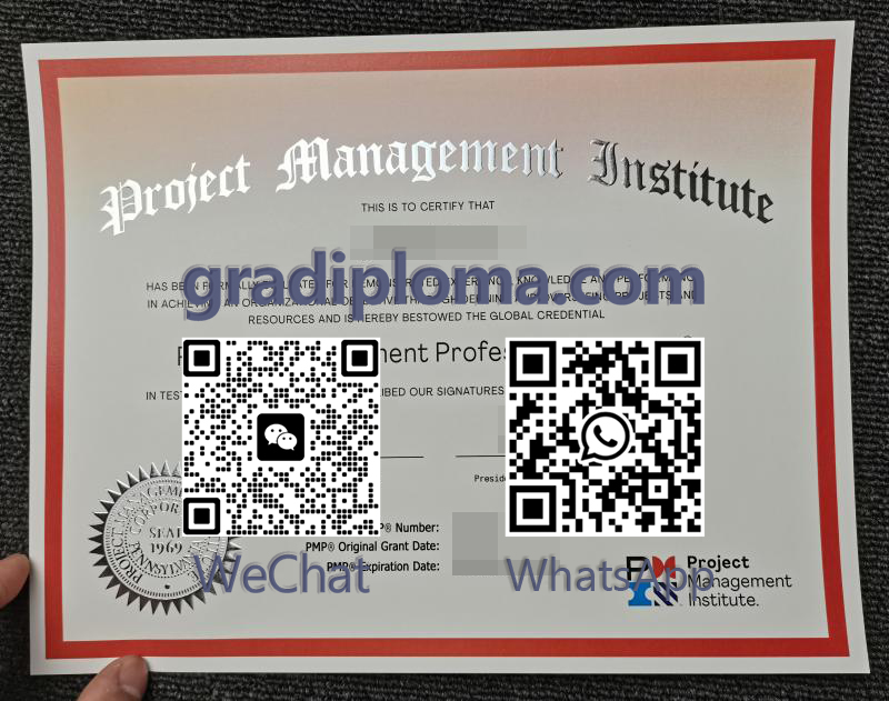 PMI certificate