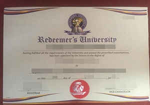 Redeemers University college degree-1