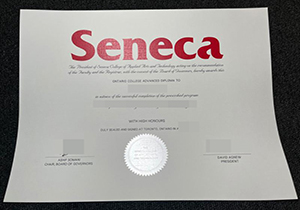 Seneca College diploma-1