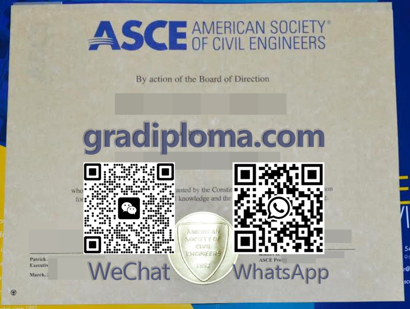 ASCE certificate