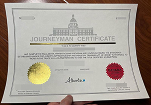 Alberta Journeyman Certificate-1