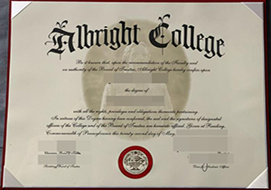 Albright College diploma-1