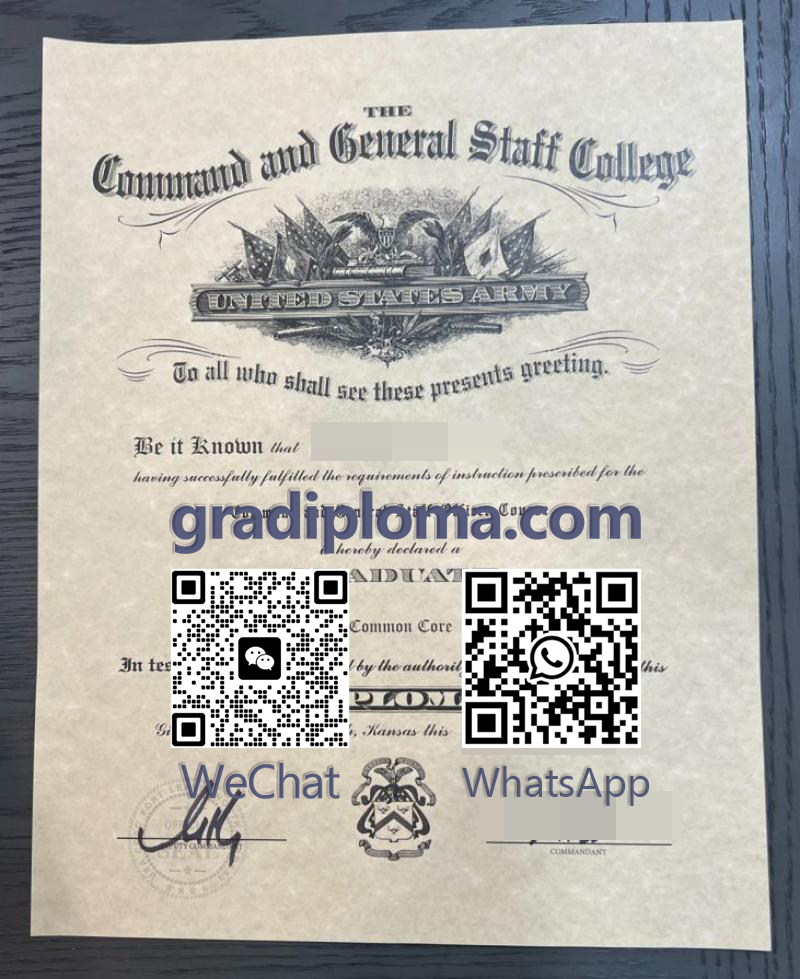 CGSC diploma