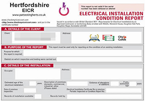 EICR certificate-1