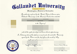 Gallaudet University degree-1