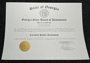 Georgia CPA certificate-1