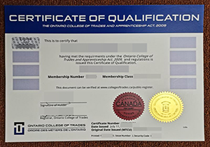 Ontario College of Trades certificate-1