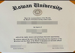 Rowan University degree-1