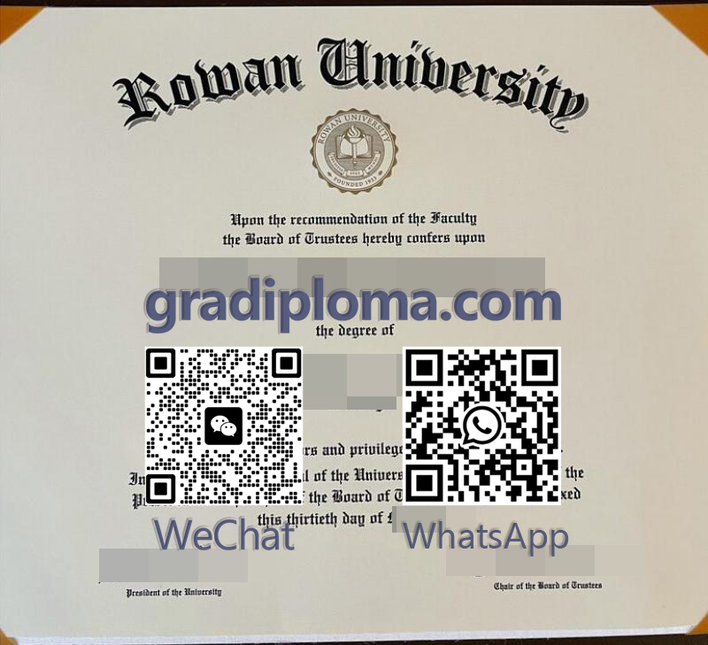 Rowan University degree