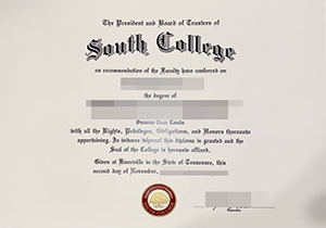 South College degree-1