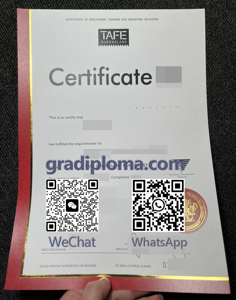 TAFE QUEENSLAND Certificate