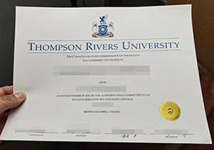 Thompson Rivers University diploma-1