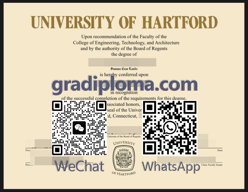 University of Hartford diploma