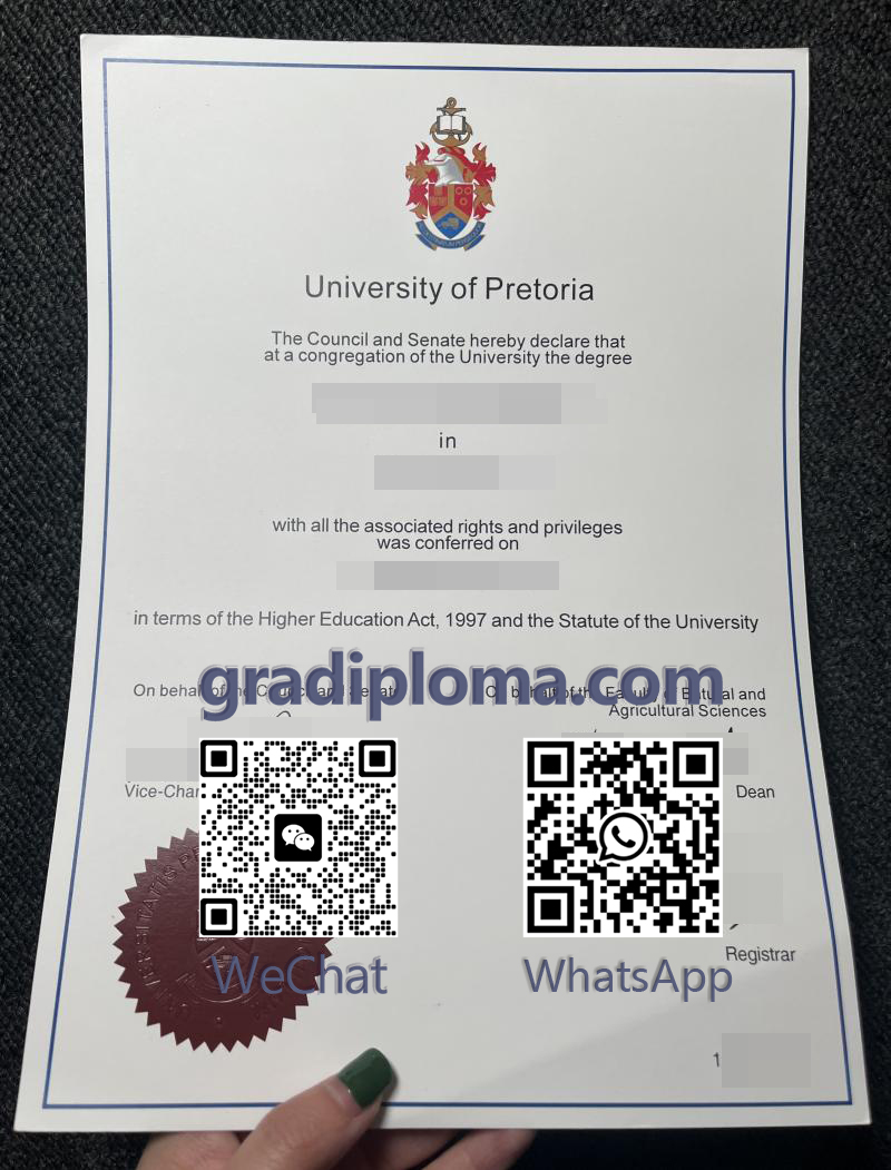 University of Pretoria degree