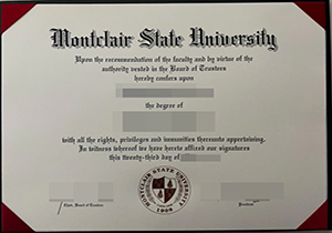 Montclair State University diploma-1