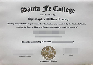 Santa Fe College diploma-1