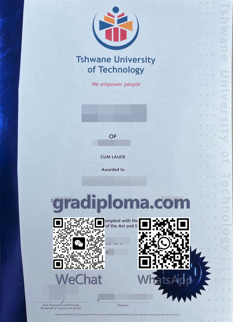 Tshwane University of Technology diploma