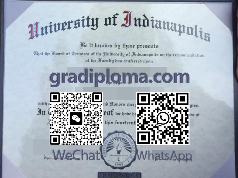 University of Indianapolis diploma