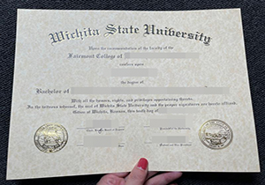 Wichita State University diploma-1