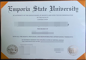 Emporia State University degree-1