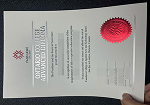 Fanshawe College graduate certificate-1