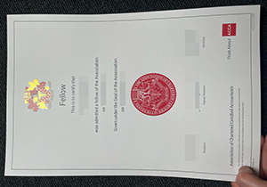 ACCA Fellow Certificate copy