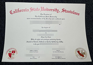 CSU Stanislaus diploma copy